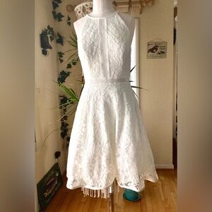 Agua dress embroidered dress size 6